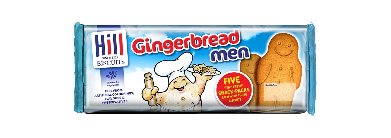 Hill Biscuits GINGERBREAD MEN packet