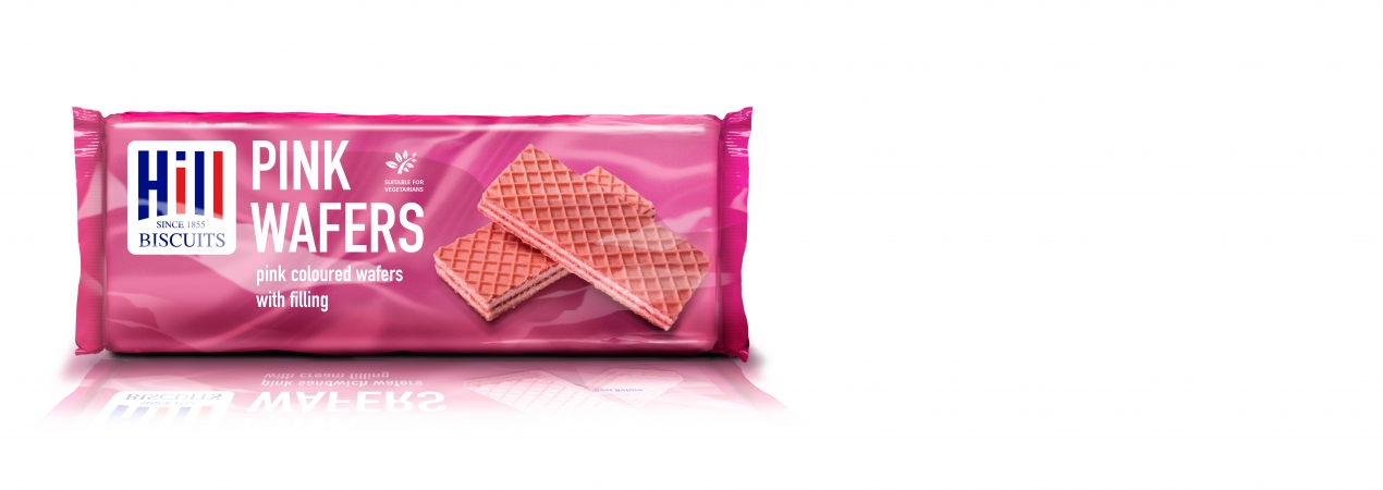 Hill Biscuits PINK WAFERS packet